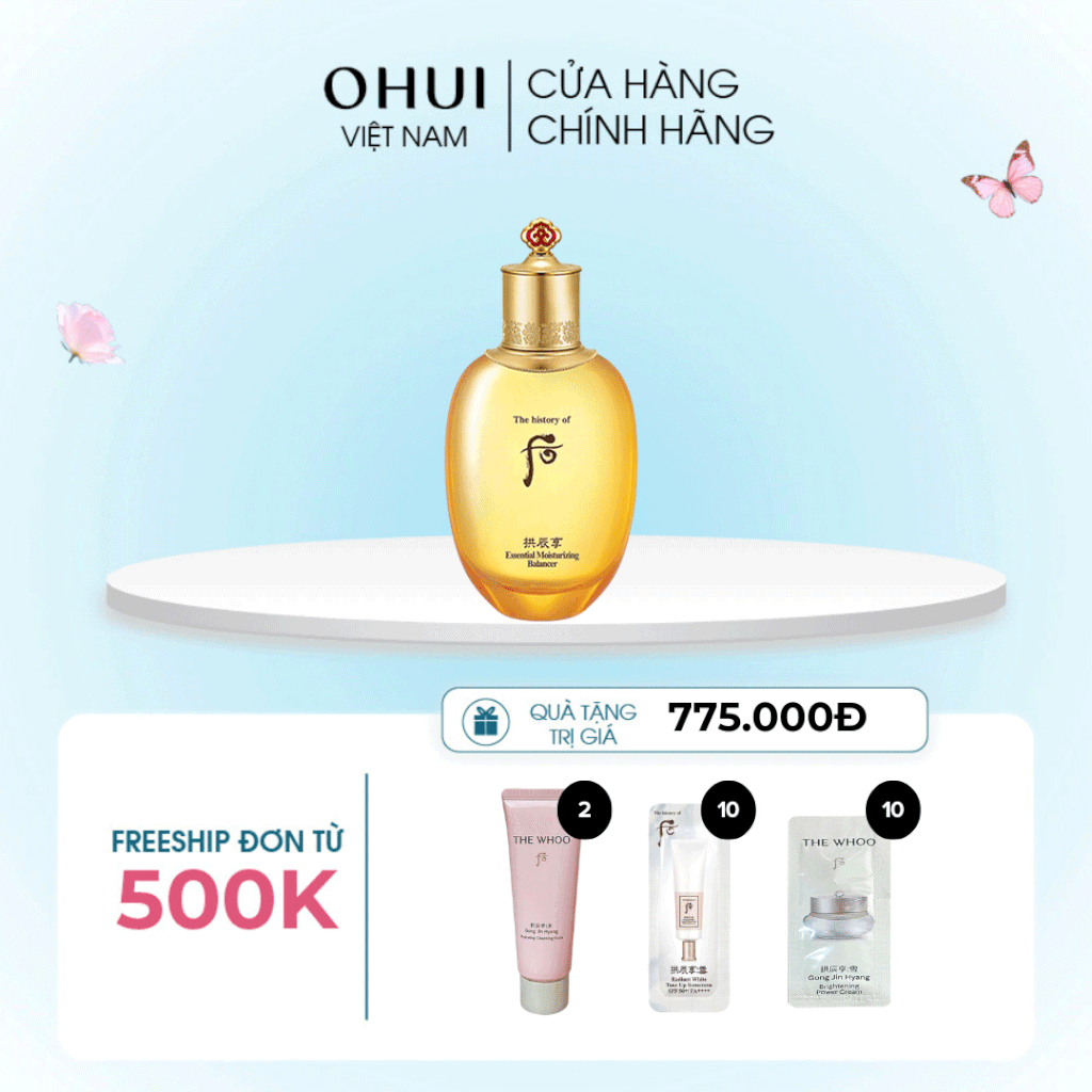 Nước hoa hồng Whoo Gongjinhyang Essential Moisturizing Balancer