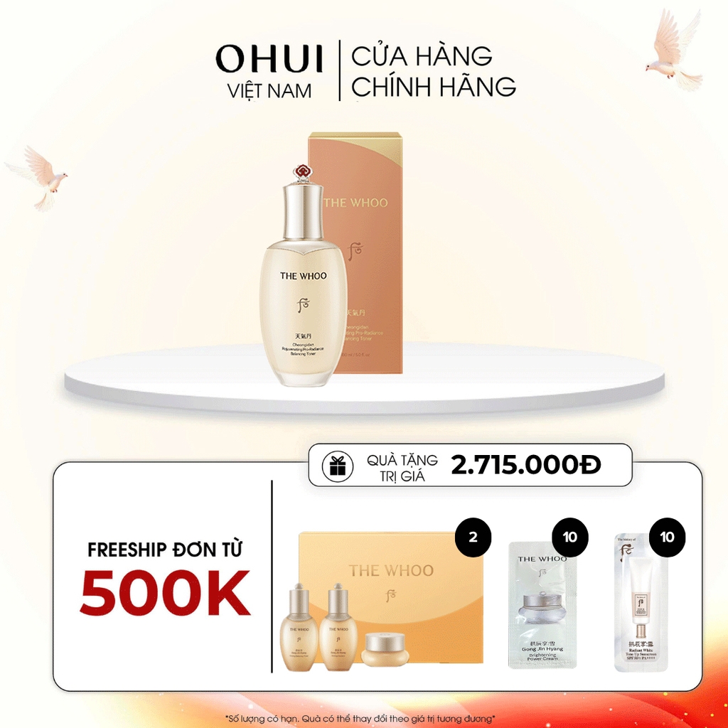 Nước cân bằng tái sinh da Cheongidan Pro Radiant Balancer Toner