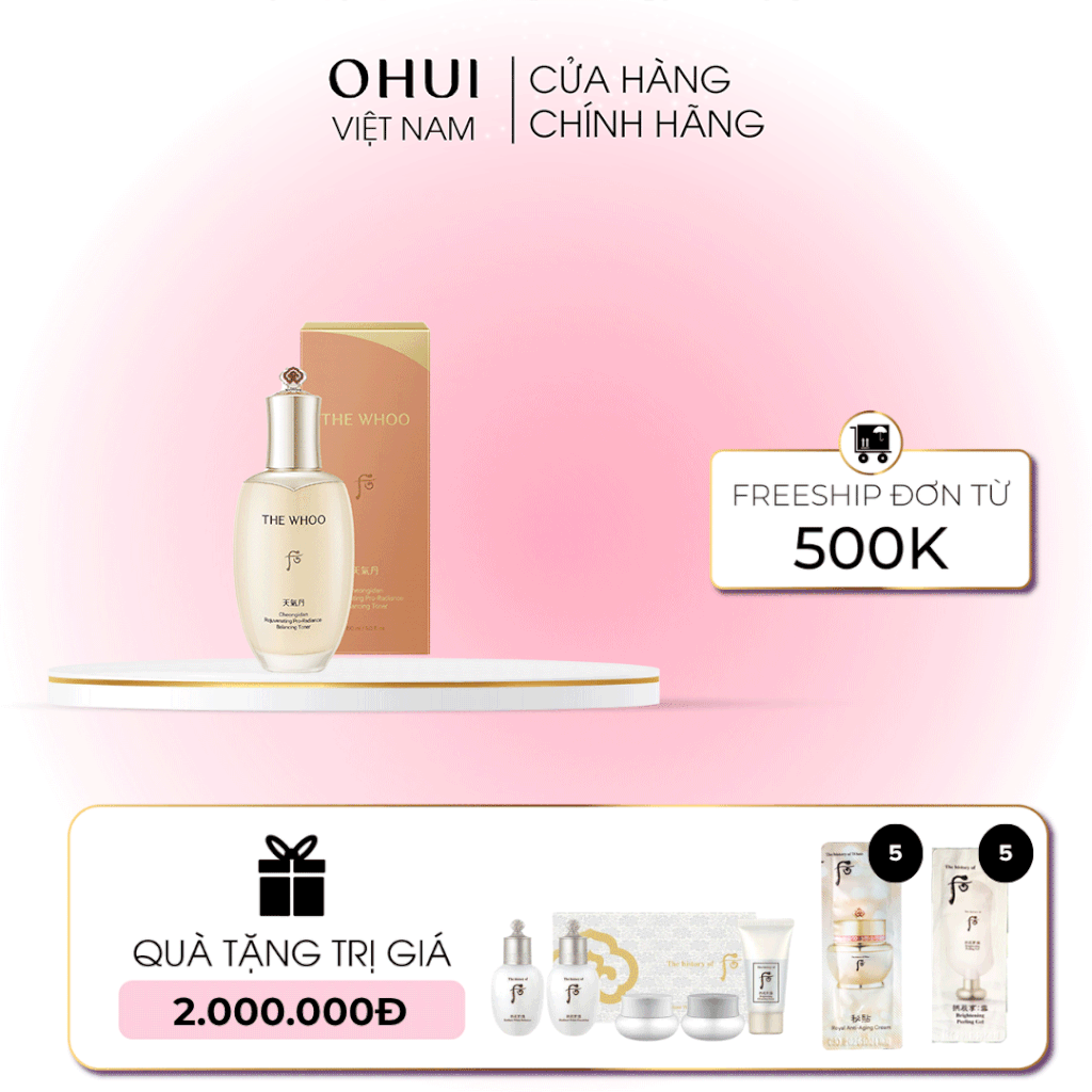 Nước cân bằng tái sinh da Cheongidan Pro Radiant Balancer Toner