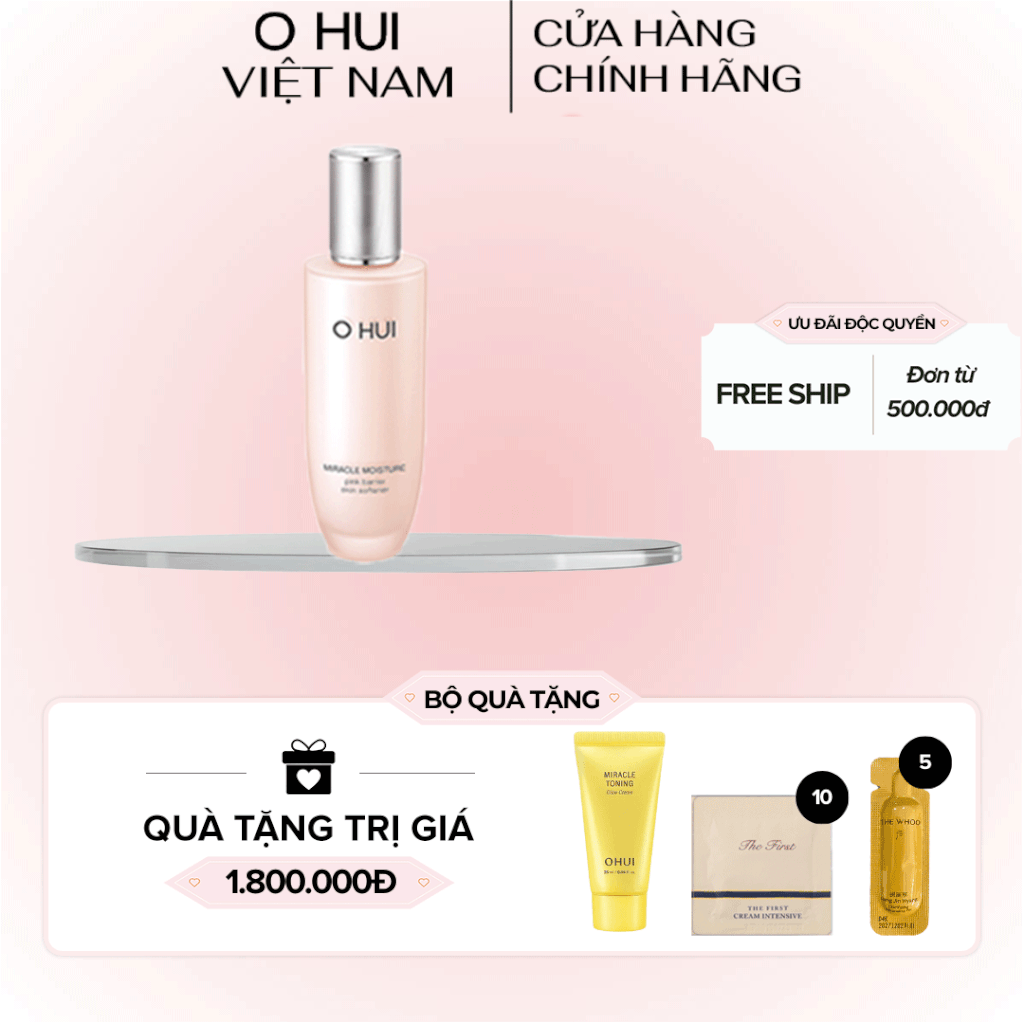 Nước cân bằng dưỡng ẩm OHUI Miracle Moisture Skin Softener (Moist)