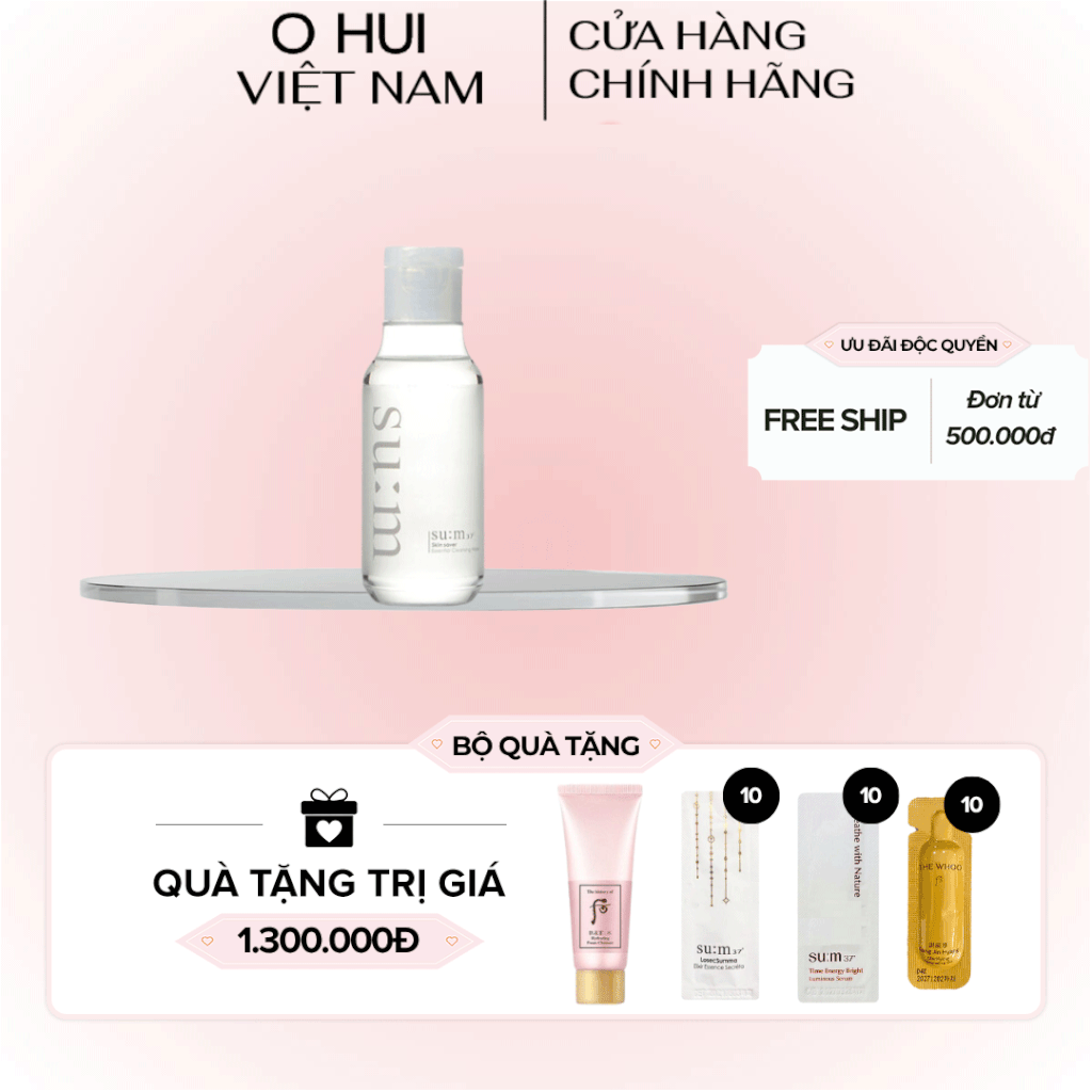 Nước Tẩy Trang Su:m37 Skin Saver Essential Pure Cleansing Water 100ml