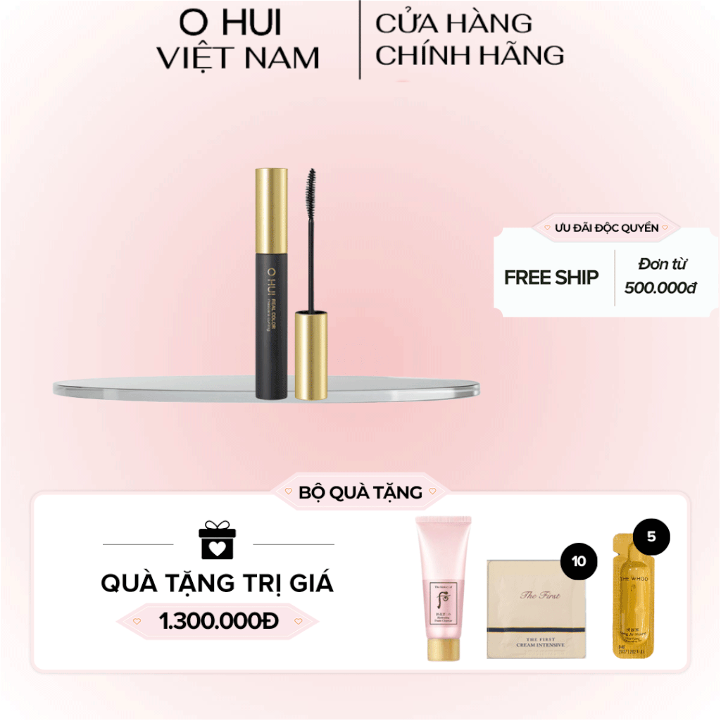 Ohui Real Color Mascara Curling 01 Black