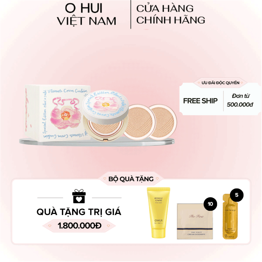 Phấn Nước Ohui Ultimate Cover Lifting Cushion