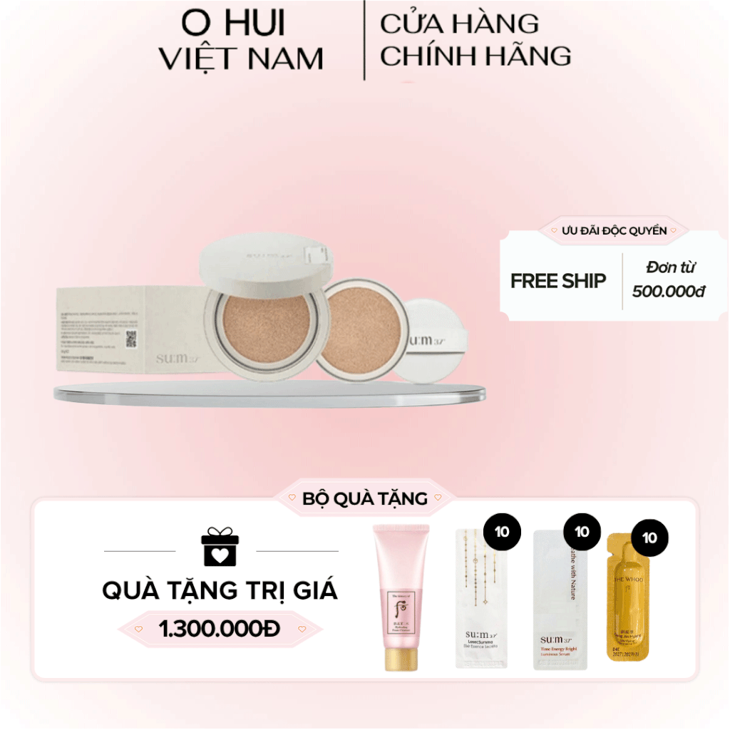 Phấn Nước Sum37 Skin Stay Soft Glow Cushion