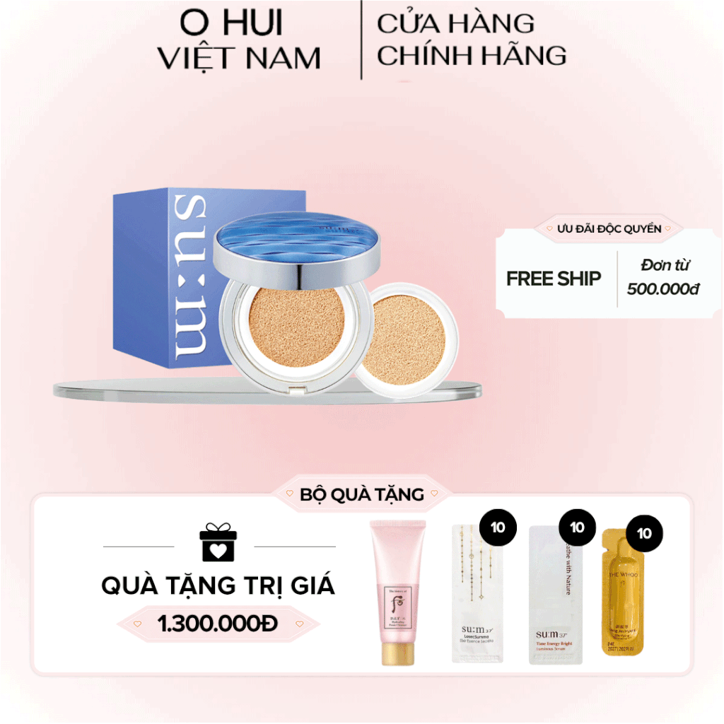 Phấn nước Sum37 Water-full CC Cushion Perfect Finish SPF50+/ PA+++