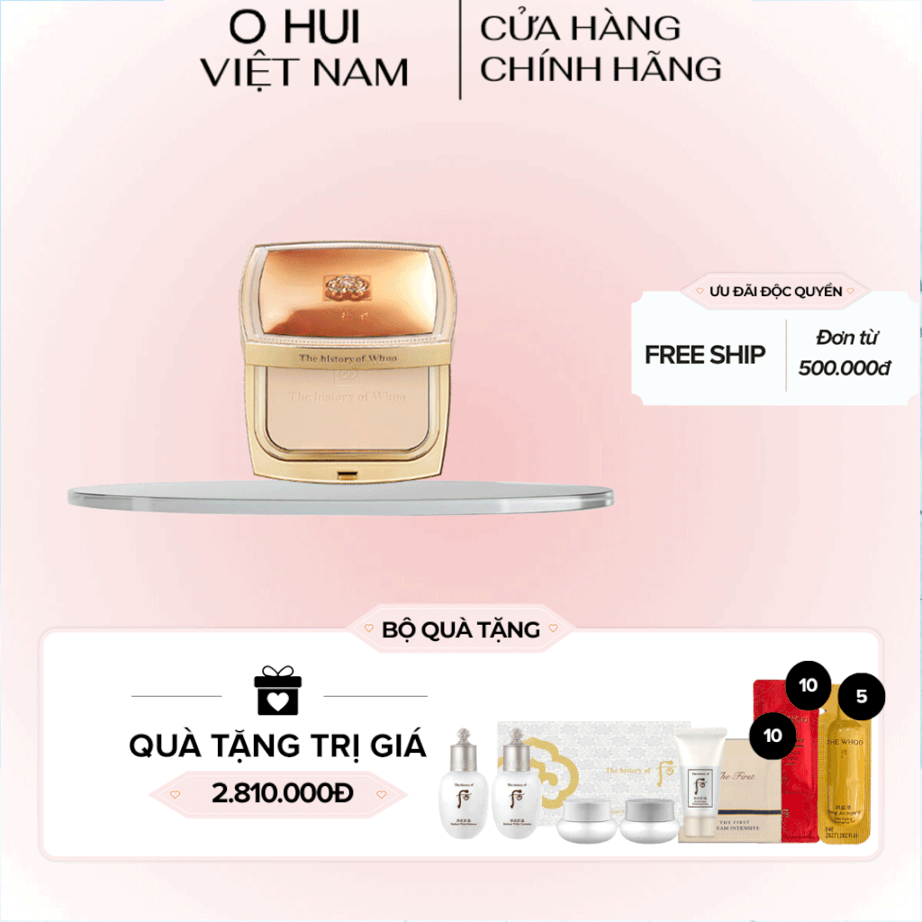 Phấn Phủ Cao Cấp Whoo Cheongidan Powder Pact SPF30/Pa++