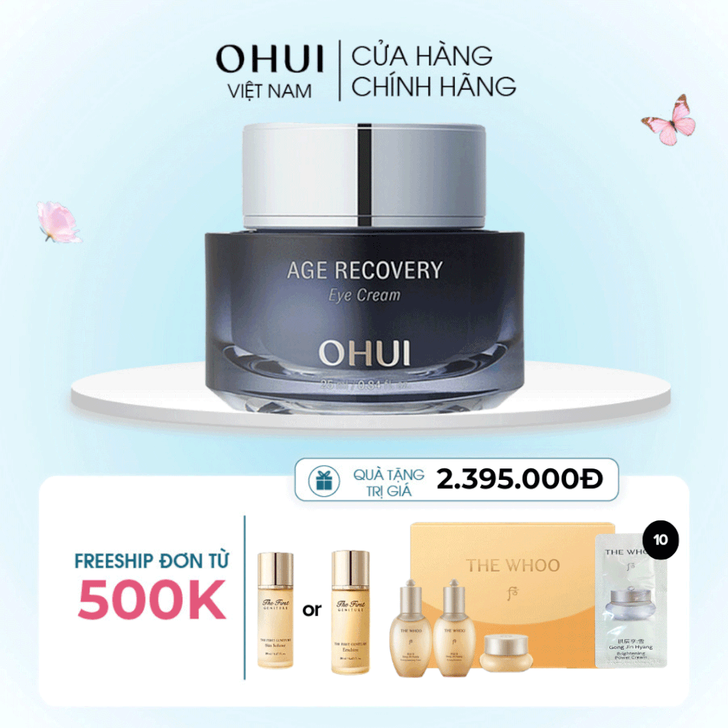 Kem dưỡng da mắt cải thiện nếp nhăn OHUI Age Recovery Eye Cream