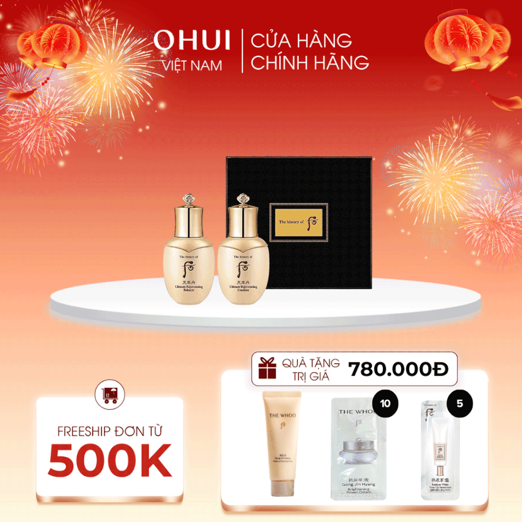 Bộ dưỡng tái sinh da cao cấp Whoo Cheonyuldan Regenerating 2pcs GW