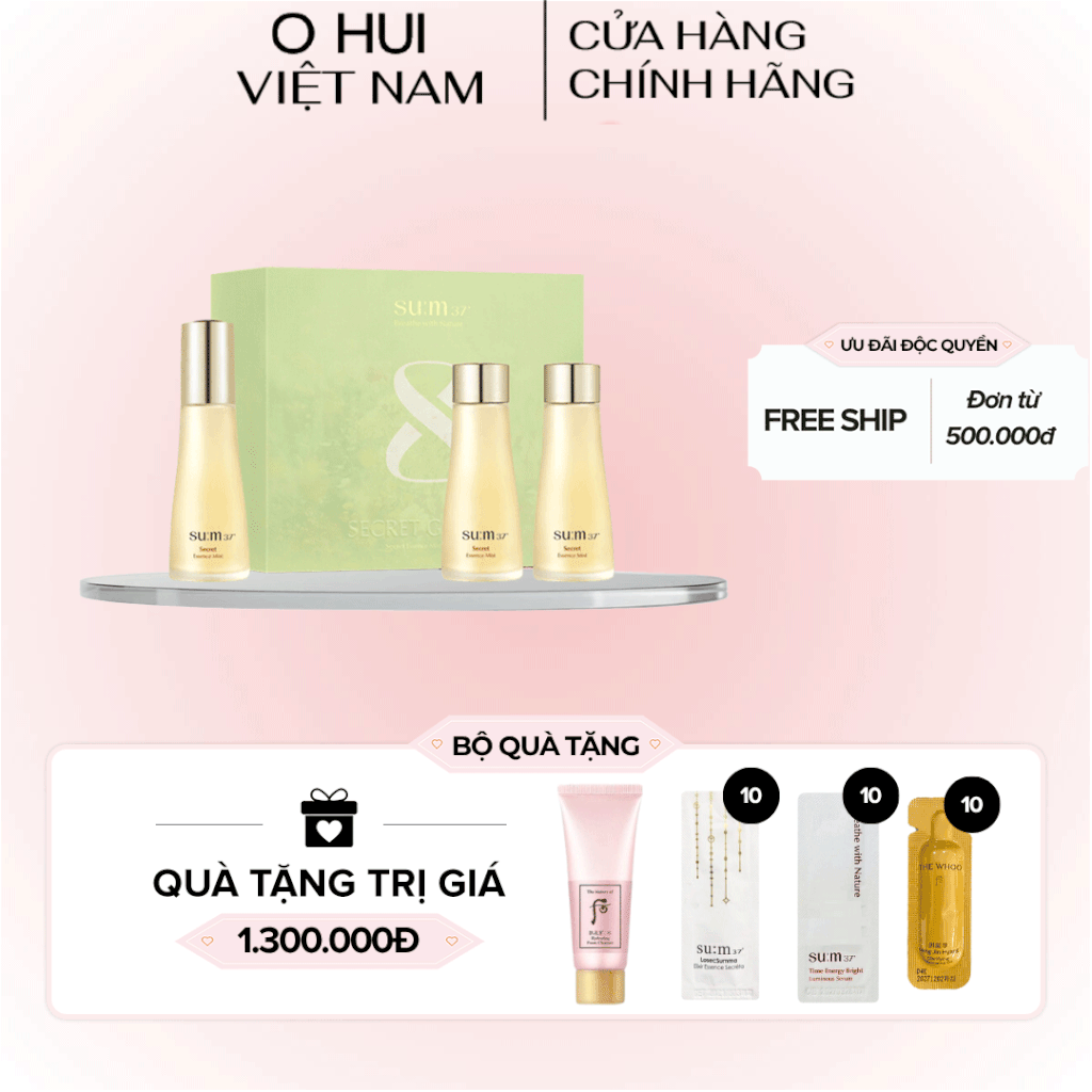 Set Xịt Khoáng nước thần Su:m37 Secret Mist Special Set