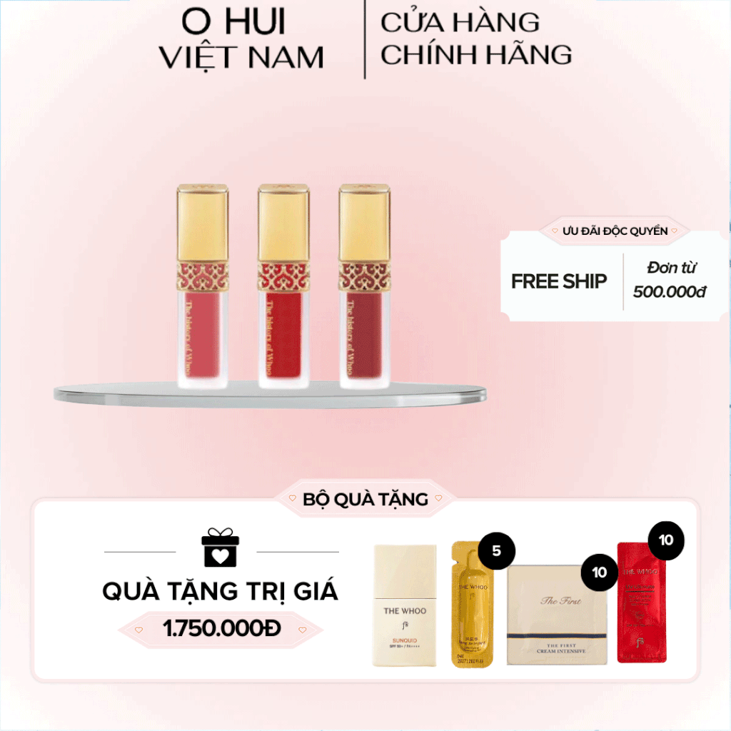 Son Bán Lì Đông Y Whoo Mi Velvet Liquid Lip Rouge