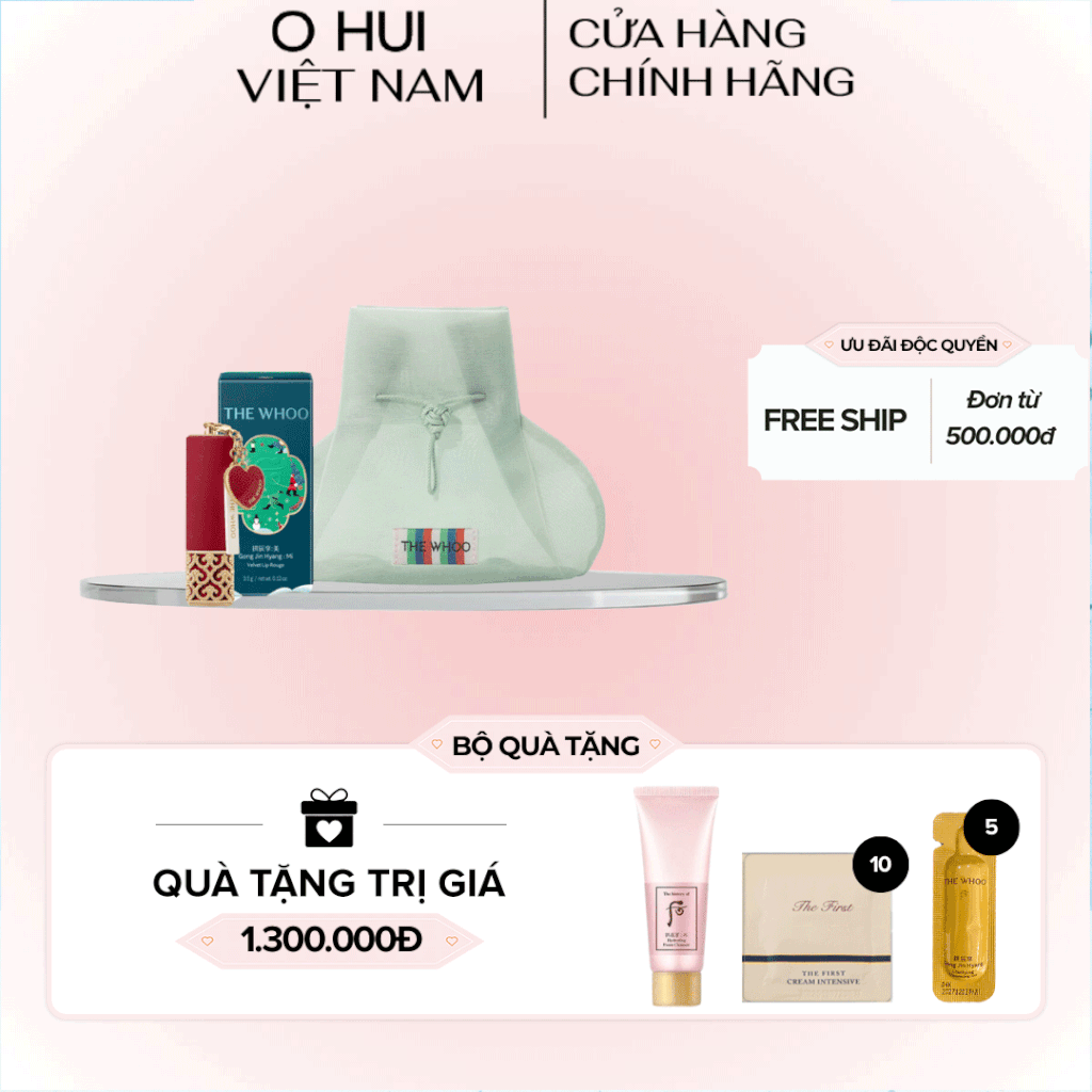 Son Nhung Lì Đông Y Whoo Mi Velvet Lip Rouge No 24 Special Set