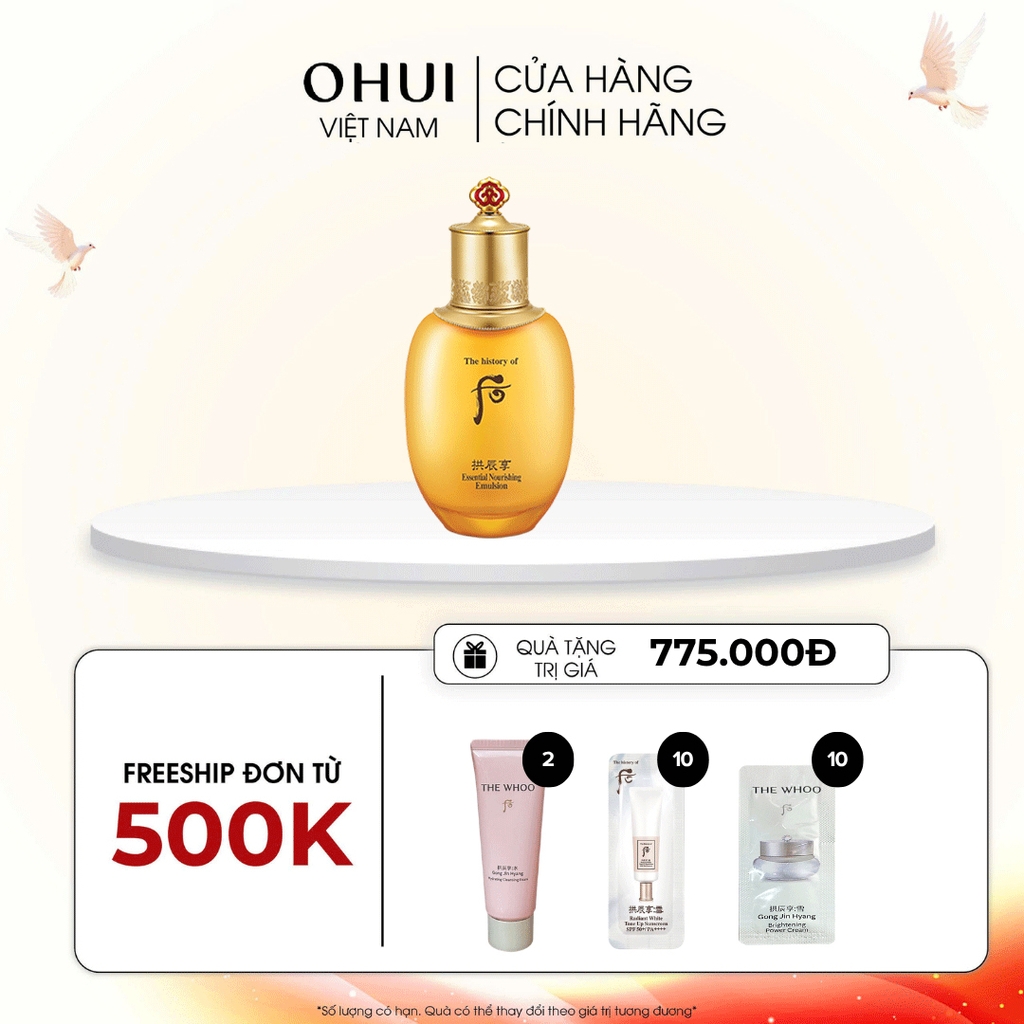 Sữa dưỡng ẩm da Whoo Gongjinhyang Essential Nourishing Emulsion