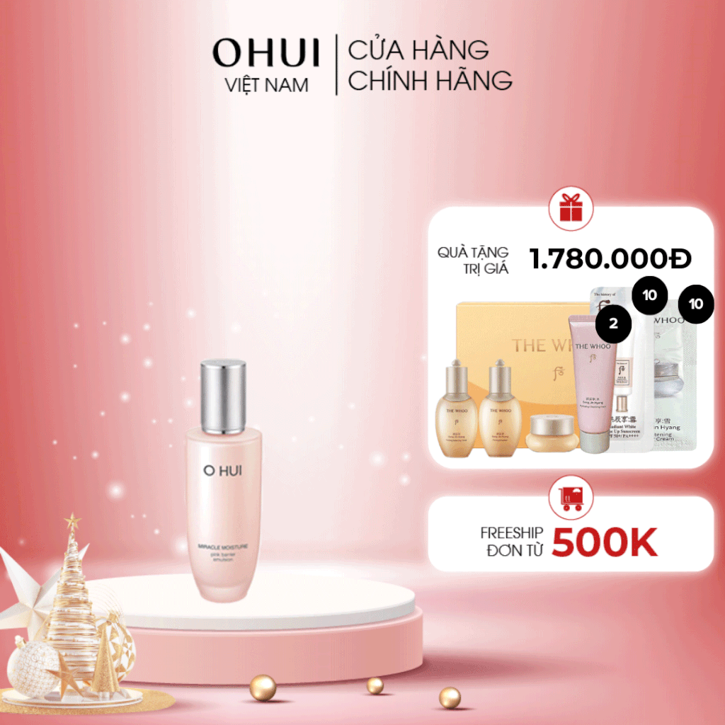 Sữa dưỡng da ẩm mượt OHUI Miracle Moisture Emulsion