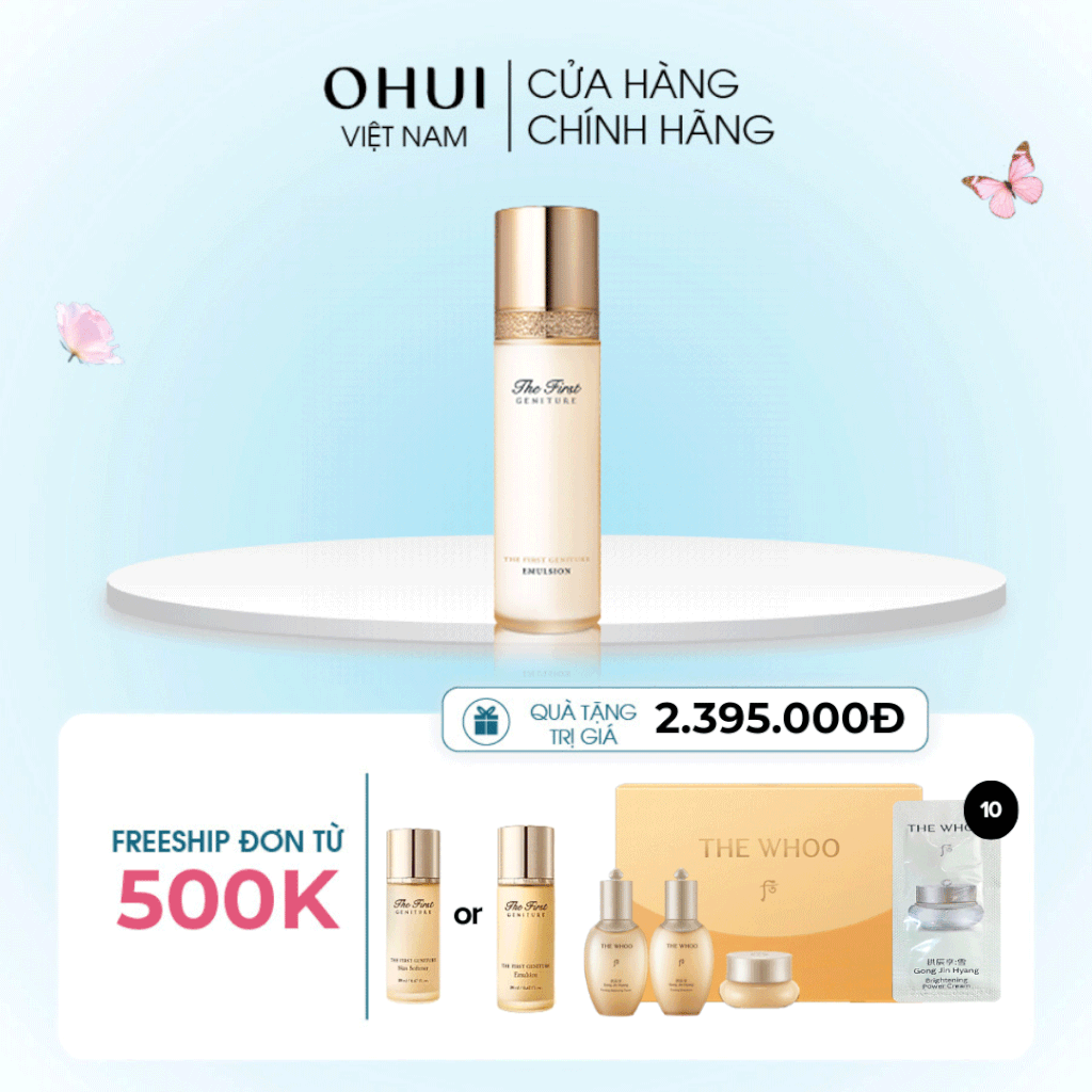 Sữa dưỡng trẻ hóa làn da OHUI The First Geniture Emulsion