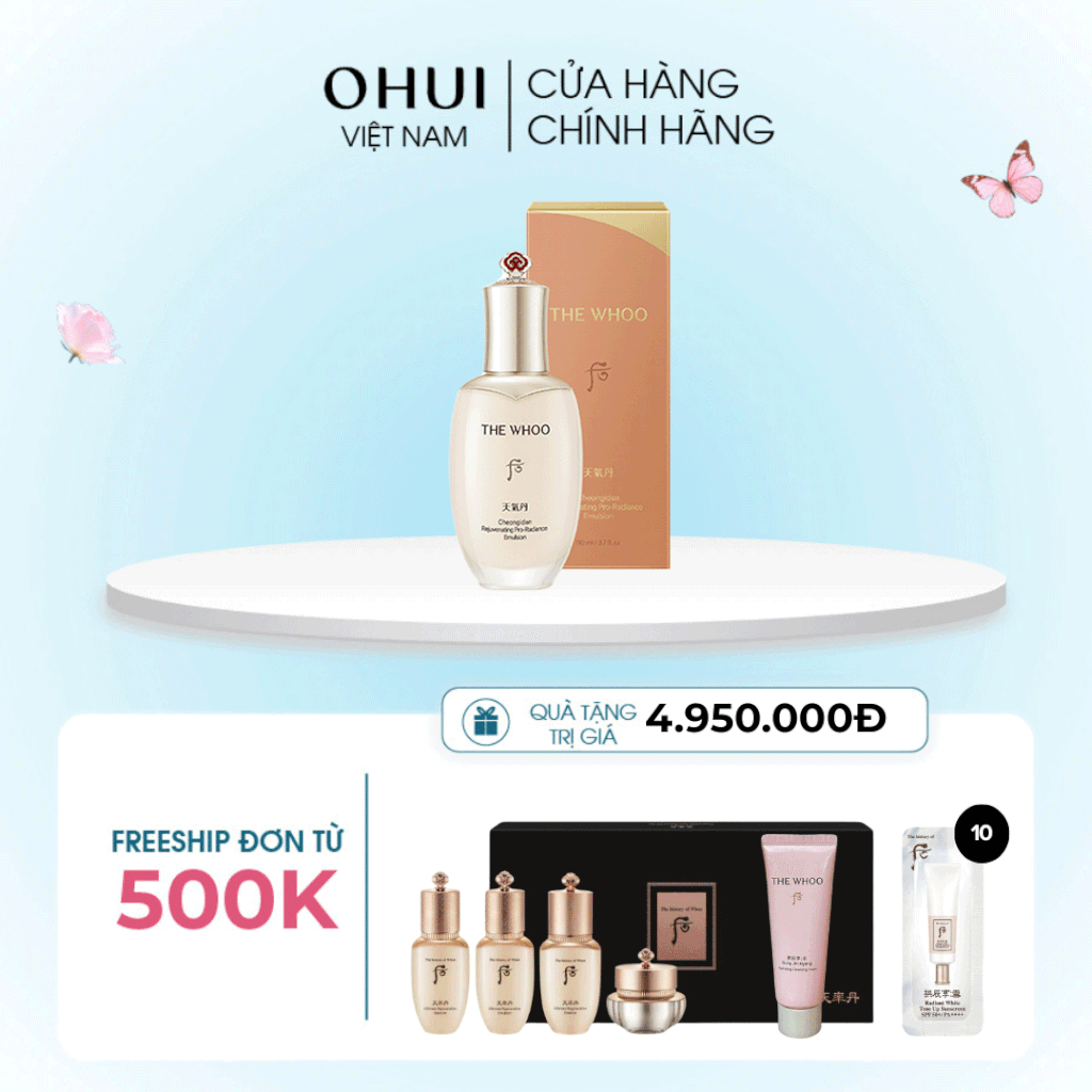 Sữa dưỡng tái sinh Whoo Cheongidan Pro Radiant Emulsion