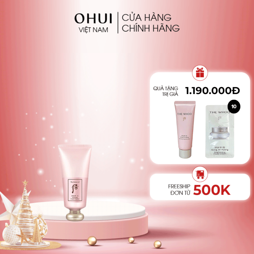 Sữa rửa mặt cấp ẩm Gongjinhyang Soo Hydrating Foam Cleanser