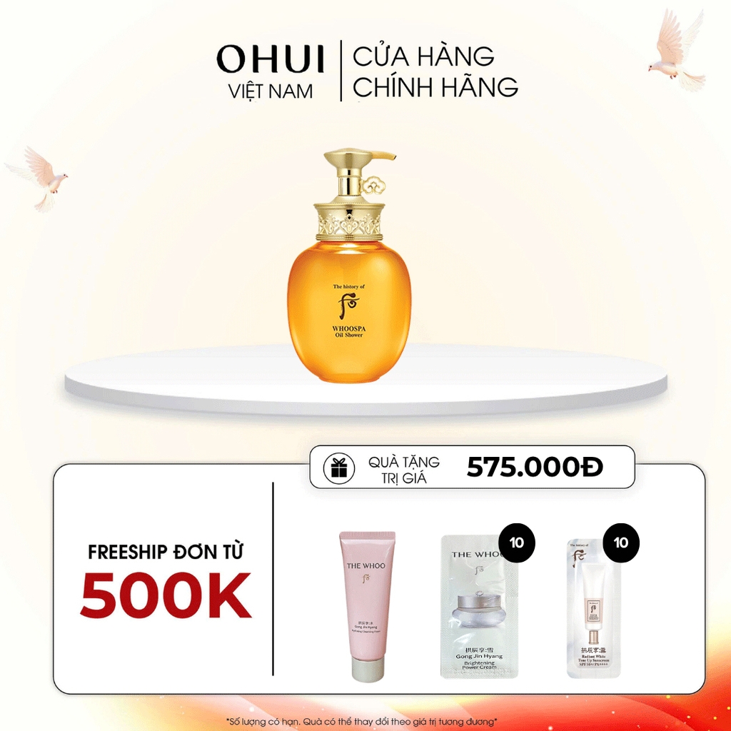 Sữa tắm thảo dược Đông y Whoo Spa Oil Shower