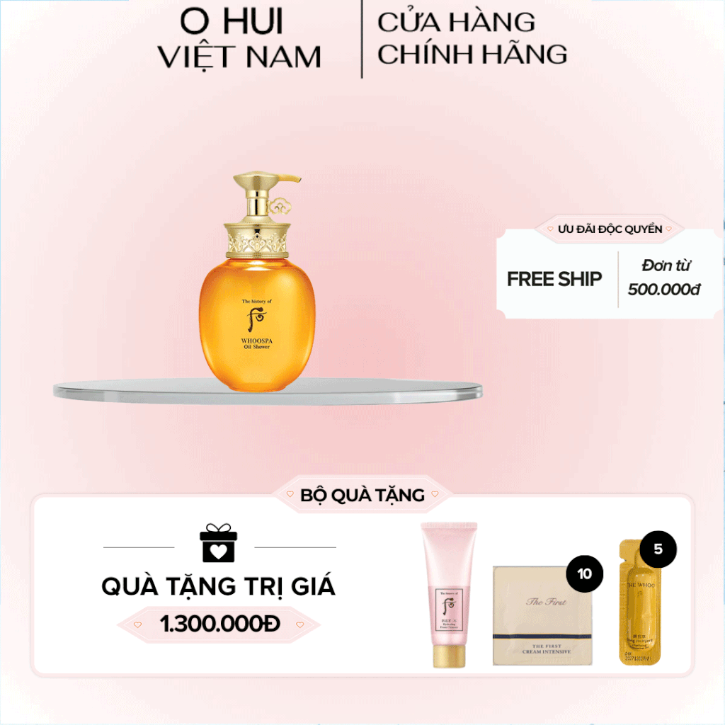 Sữa tắm thảo dược Đông y Whoo Spa Oil Shower
