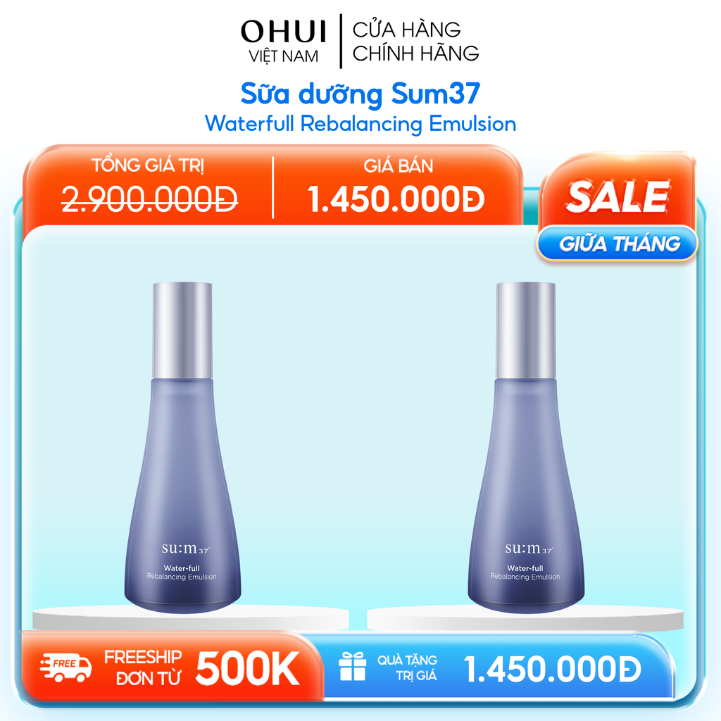 Sữa Dưỡng Sum37 Waterfull Rebalancing Emulsion