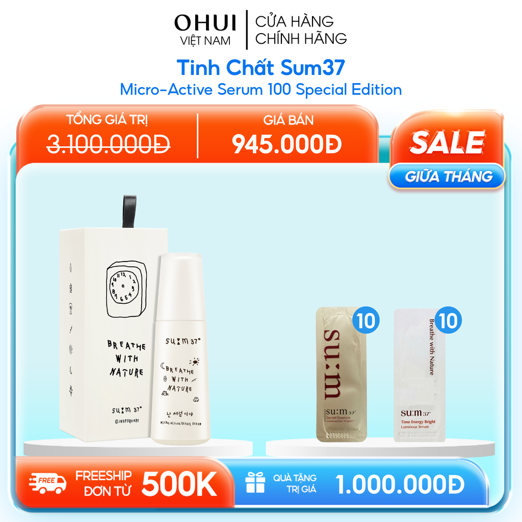 Tinh Chất Sum37 Micro-Active Serum 100 Special Edition