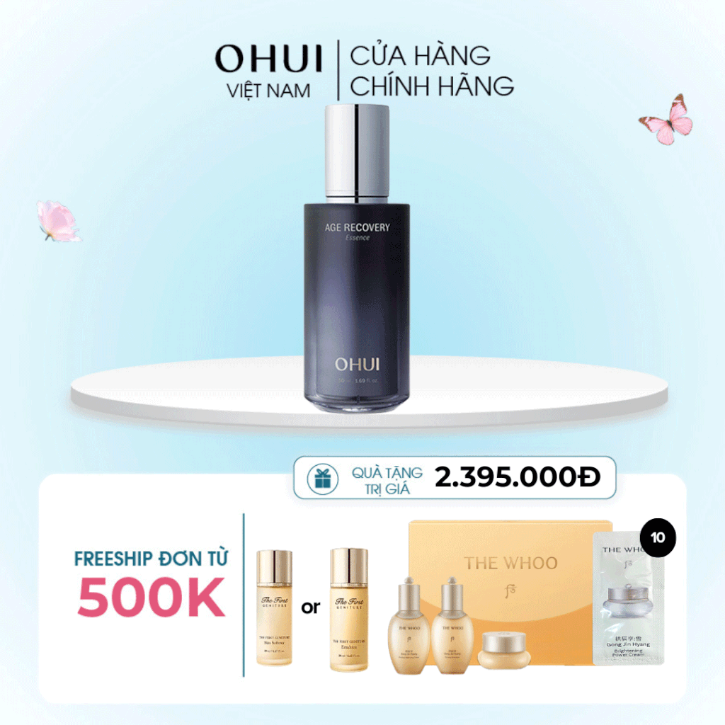 Tinh chất cải thiện nếp nhăn OHUI Age Recovery Essence