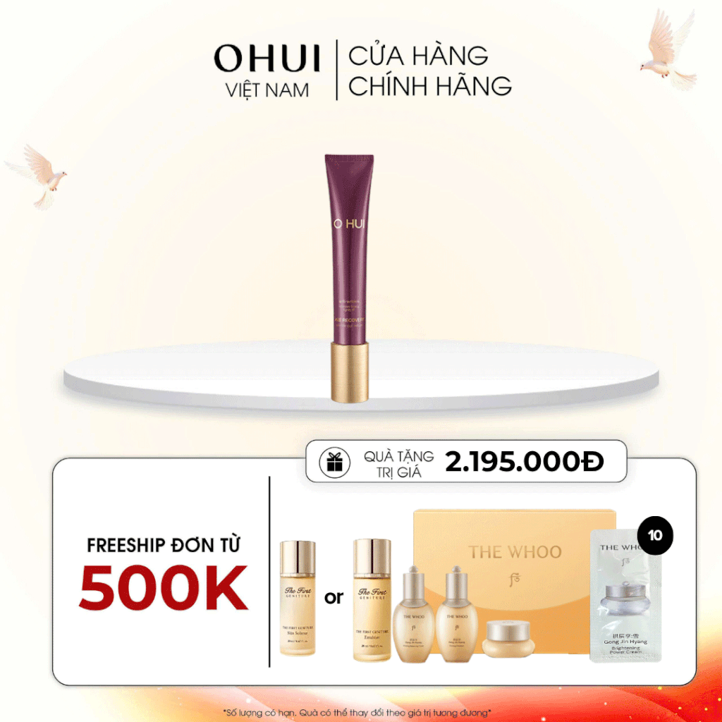 Tinh Chất Công Nghệ Kép Ohui Age Recovery Wrinkle Cut Serum