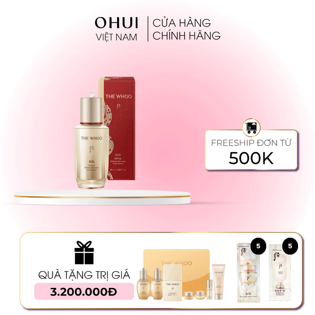 Tinh chất tự sinh Whoo Bichup Ultimate Recovery Youth Serum thế hệ 4