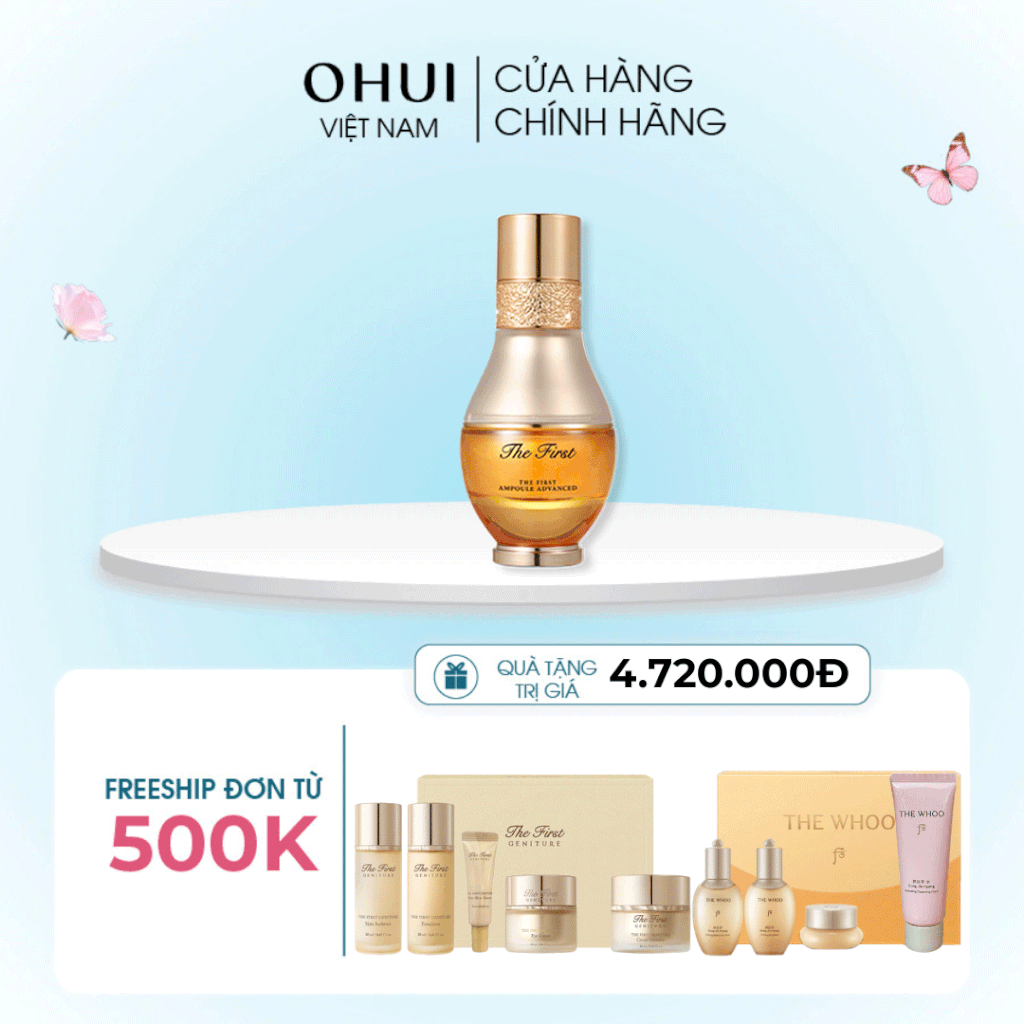 Tinh chất vàng 24K OHUI The First Geniture Ampoule Advanced 20ml