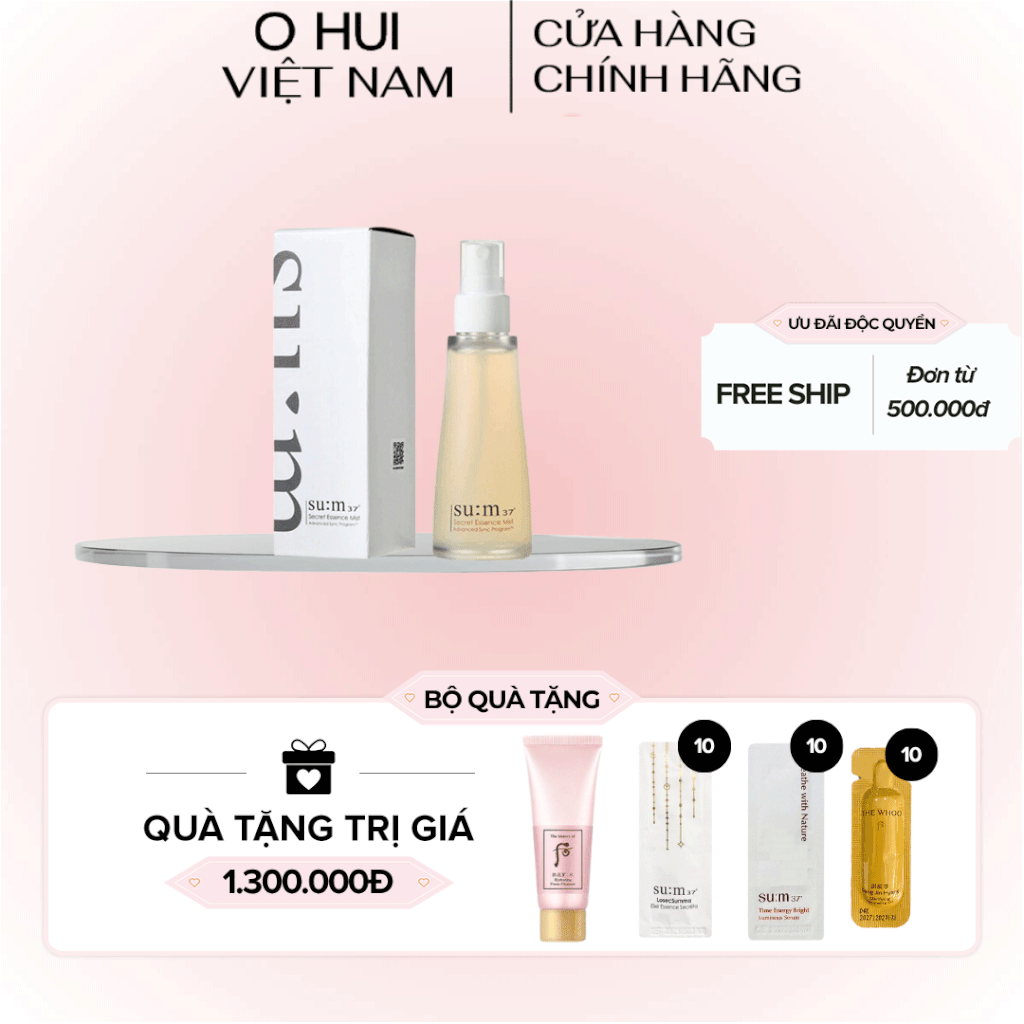 Xịt Khoáng nước thần Su:m37 Secret Mist 30ml