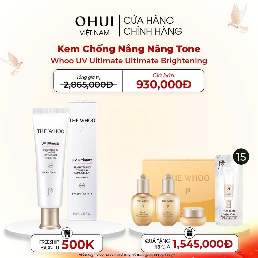 Kem Chống Nắng Nâng Tone Whoo UV Ultimate Brightening
