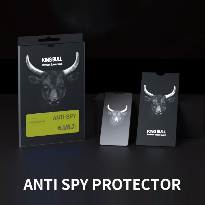 Dán Cường Lực Chống Nhìn Trộm IPhone 14 Plus / 13 Pro Max Mipow Kingbull Anti-Spy Premium Silk HD