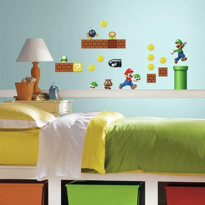 Decals Dán Tường Nintendo Super Mario