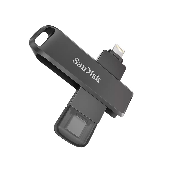 USB OTG Sandisk iXpand Flash Drive Luxe USB-C to Lightning for iPhone iPad 128GB