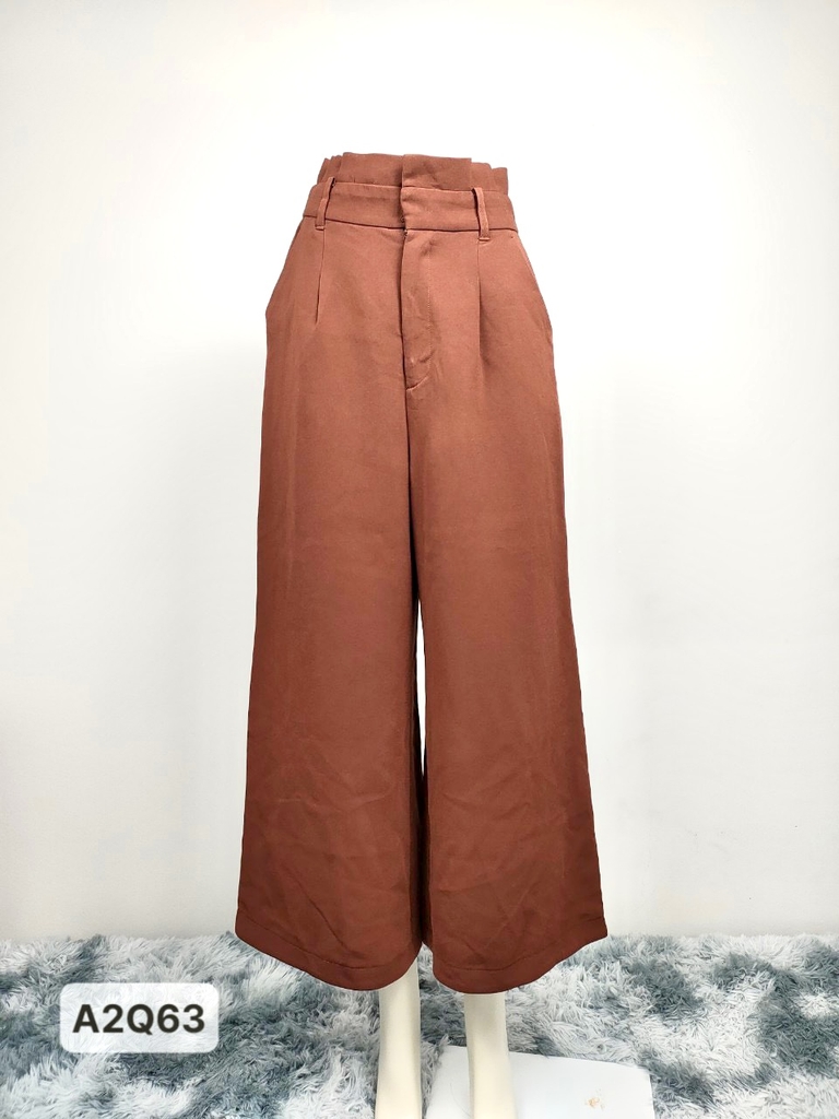 Quần ống rộng nâu