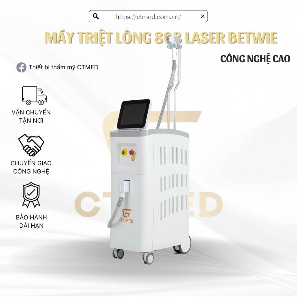 Máy Triệt Lông 808 Laser BETWIE