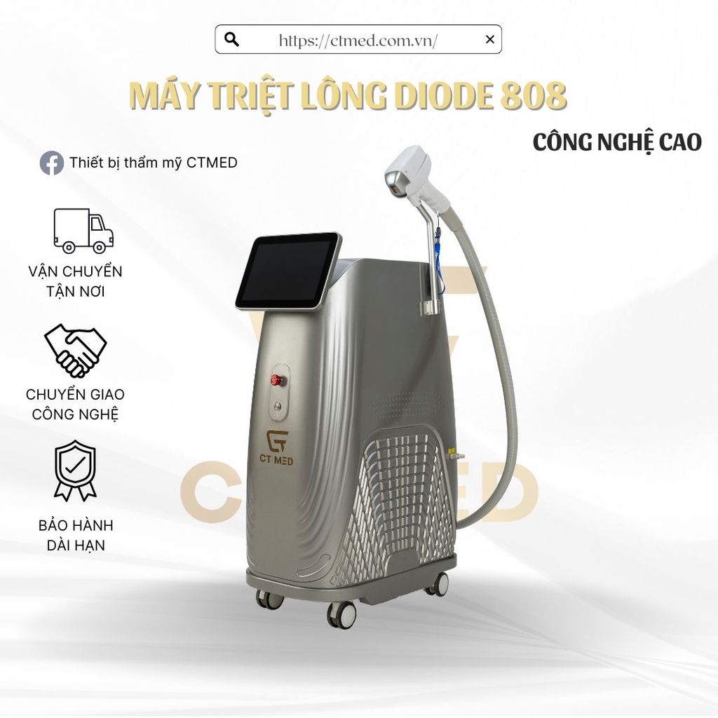 Máy Triệt Lông Diode 808