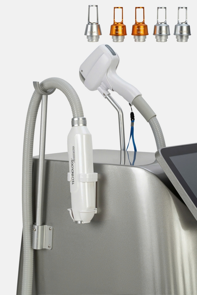 Máy 2in1 YAG + Diode 808 (Máy Mẫu Giao Diện + Công suất, Điều khiển kiểu mới)