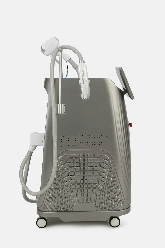 Máy 2in1 YAG + Diode 808 (Máy Mẫu Giao Diện + Công suất, Điều khiển kiểu mới)