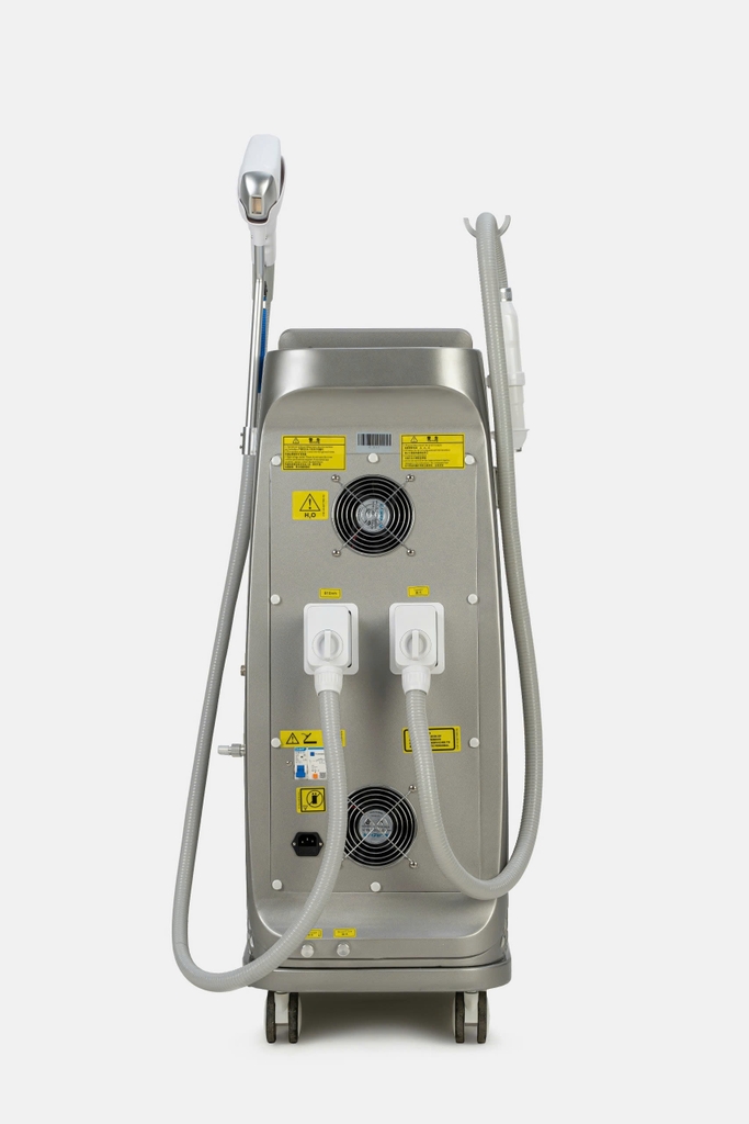 Máy 2in1 YAG + Diode 808 (Máy Mẫu Giao Diện + Công suất, Điều khiển kiểu mới)