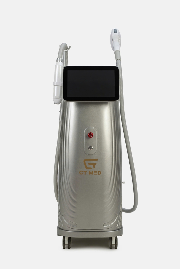Máy 2in1 YAG + Diode 808 (Máy Mẫu Giao Diện + Công suất, Điều khiển kiểu mới)