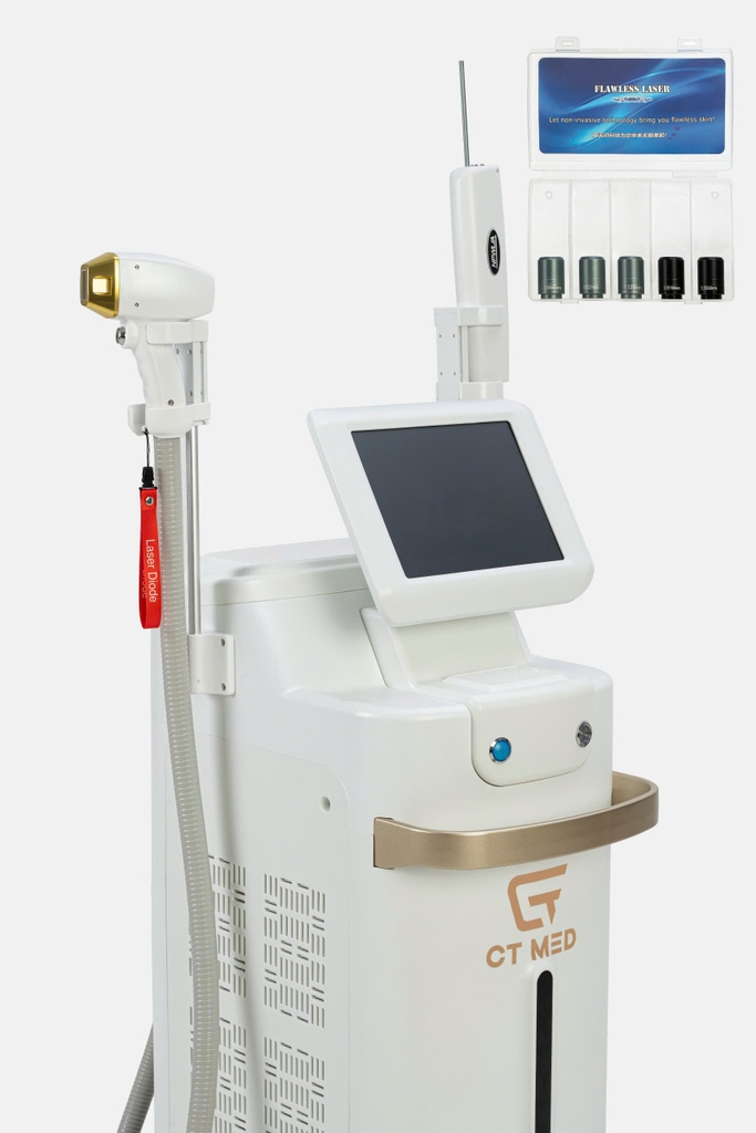 Máy 2in1 Triệt Lông Và Xóa Xăm SOPHIA Diode 808 + YAG