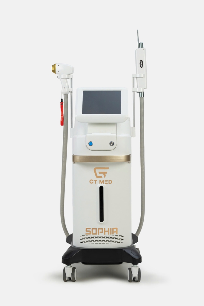 Máy 2in1 Triệt Lông Và Xóa Xăm SOPHIA Diode 808 + YAG