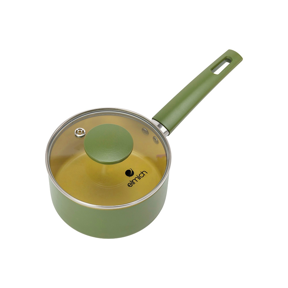 Quánh phủ sứ chống dính Elmich Olive Classic EL- 5533OV16 size 16cm