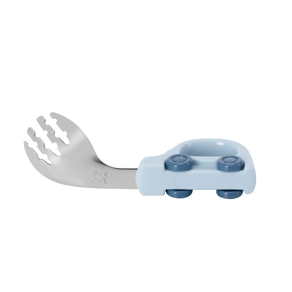 Bộ thìa dĩa cho bé hình xe oto Elmich EL0034