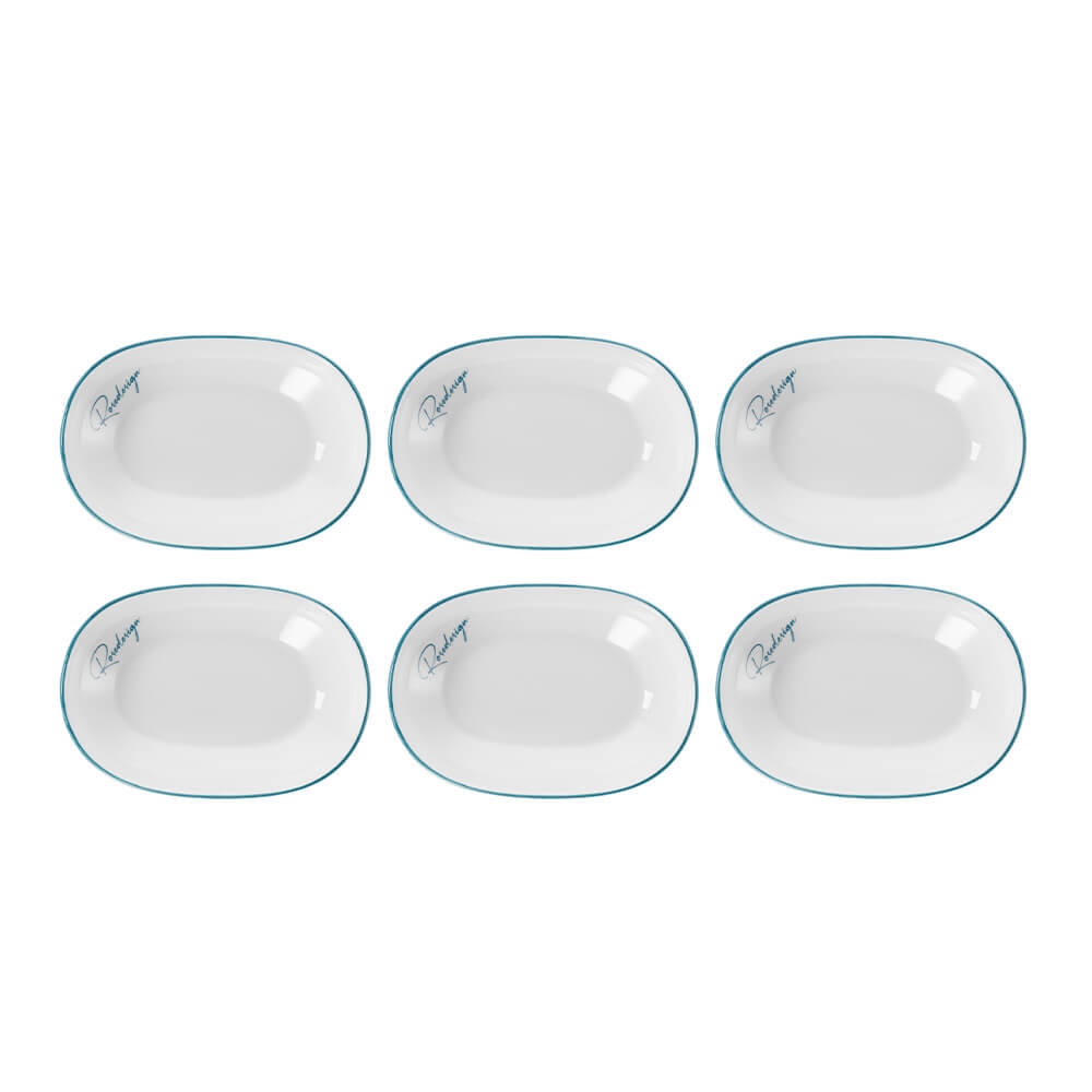 Bộ 6 đĩa chấm bầu dục Elmich Rosedesign EL-0262