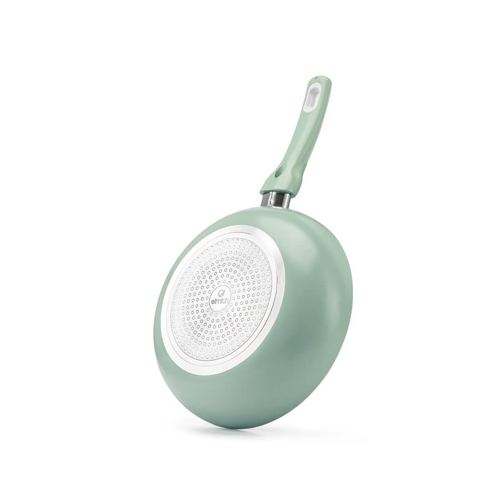 Chảo sâu lòng chống dính có vung kính Elmich EL-5913GY size 20, 26, 28 cm