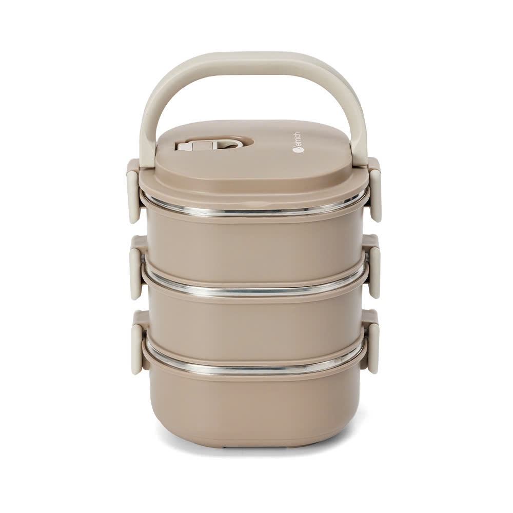 Hộp cơm 3 tầng inox 304 Elmich EL8388 dung tích 2.1L