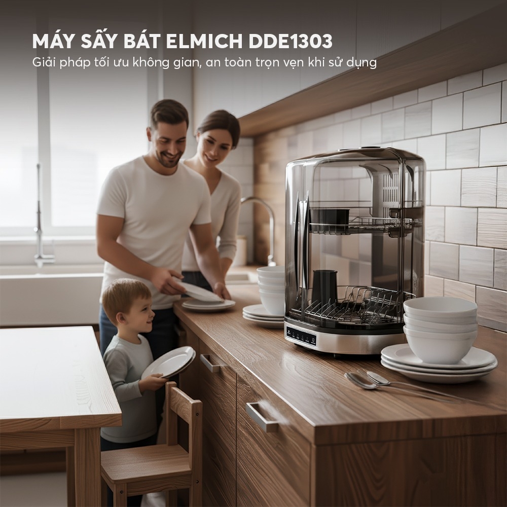 Máy sấy bát Elmich DDE1303