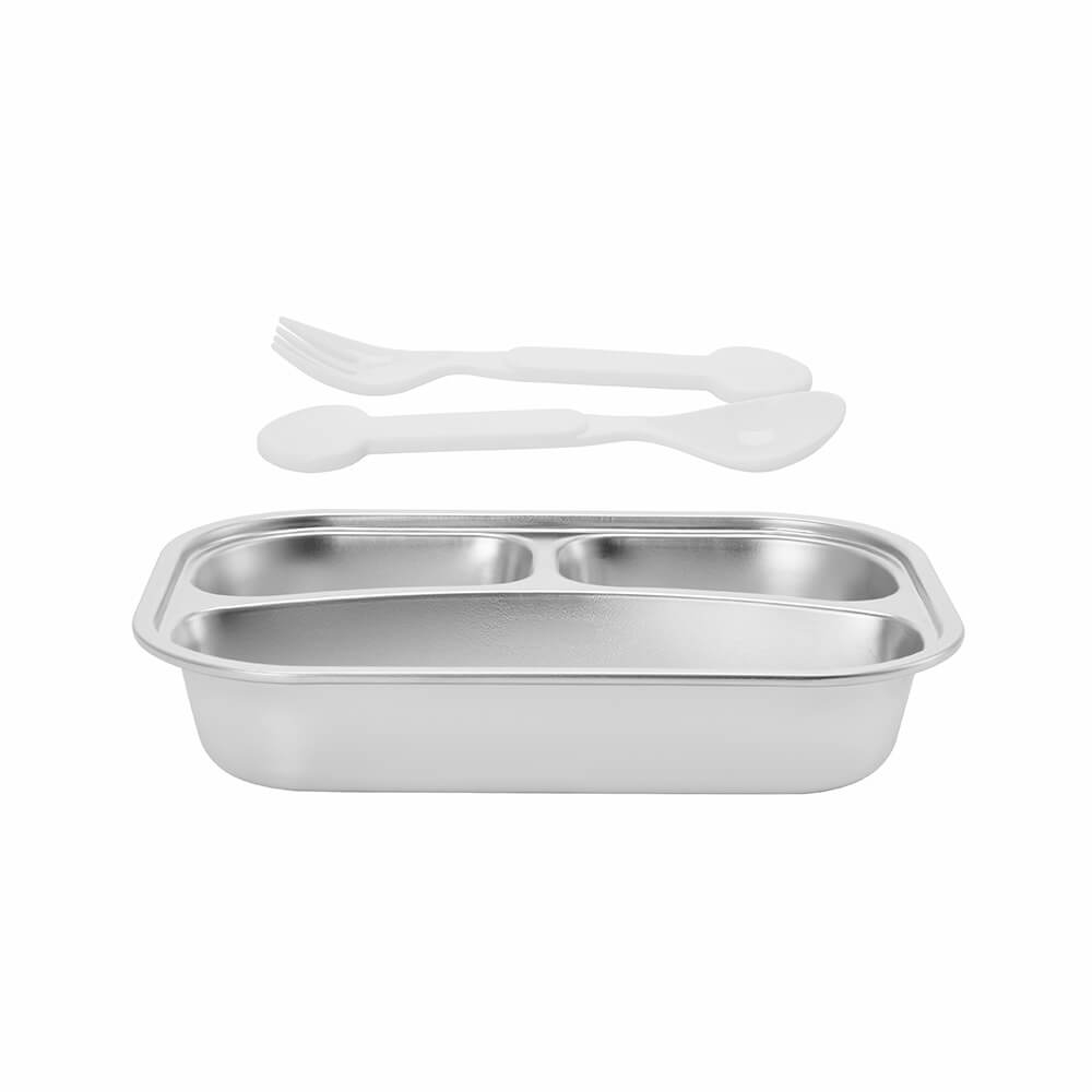 Hộp cơm cho trẻ em 3 ngăn, inox 304, dung tích 600mL Elmich 0009N3