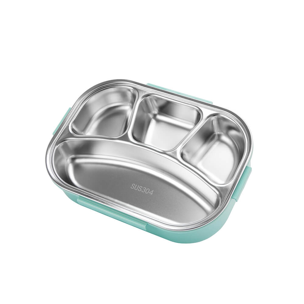 Hộp cơm cho trẻ em 4 ngăn inox 304, dung tích 1,3L Elmich 0009N4